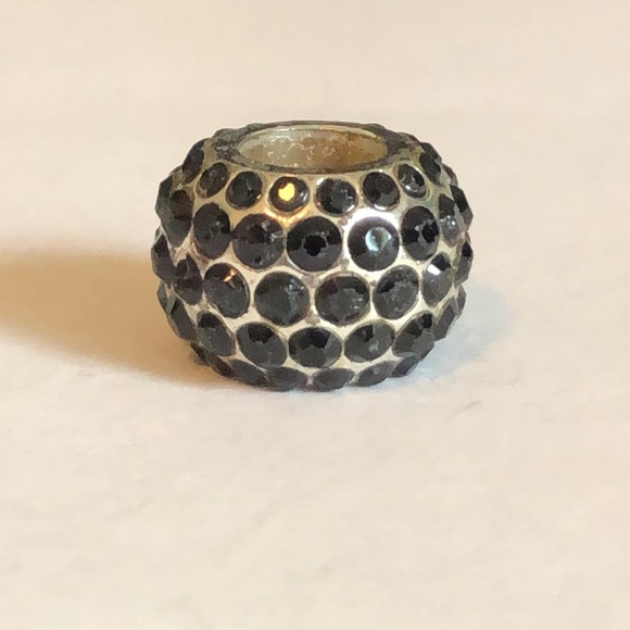 Brighton Jewelry - Brighton Ice Diva Black Crystal Spacer Charm Bead